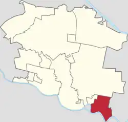 Location inside of Dongli District