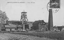 The Wilson shaft of the Montchanin coal mines.