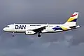A320 of Dan Air in the company's livery