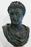 So-called "Young Commander", found in the rectangular peristyle, now unidentified Hellenistic ruler or Eumenes II, founder of the Library of Pergamum