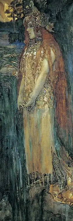 Mikhail Vrubel: Vrubel as Volkhova in Sadko, 1898[1]