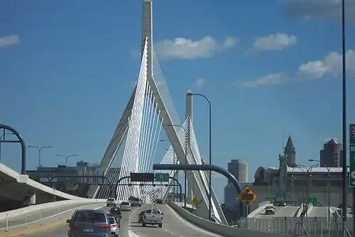 View traveling south into Boston