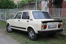Zastava 128 (later model, rear)
