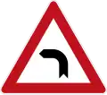 Sign 103-10 Curve (left)