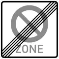 Sign 290.2 End of no parking zone
