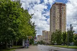 Street scene in Zelenograd, Savyolki District