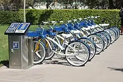 Zotwheels Bike Share at the University of California, Irvine.