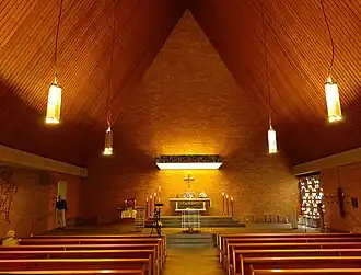 Interior from the entrance