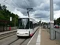 Rear end of a GT6M tram in June 2016