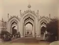 Rumi Darwaza, the gateway to Husainabad Imambara, c. 1860