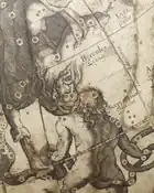 Hercules and Ophiuchus, 1602, by Willem Blaeu.