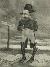 The Last Incarnation of Vautrin (Uylenspiegel, No. 39, 2 Nov. 1862) lithograph (29.53 x 22.07&nbsp;cm) Los Angeles County Museum of Art