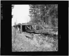 Middle and southern sluicegates from downstream, north bank