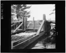 Middle sluicegate from downstream, south bank