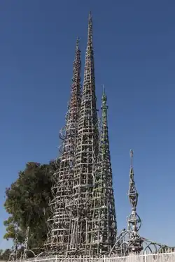 The Watts Towers, created by Simon Rodia