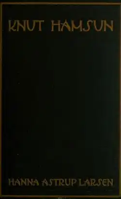 Book cover for "Knut Hamsun"
